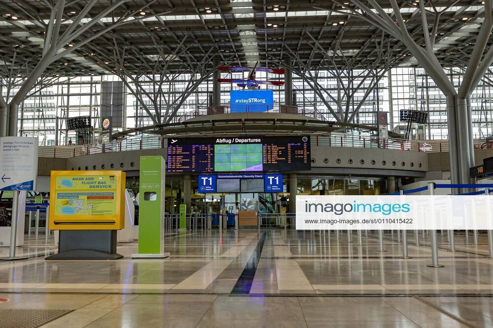 Stuttgart themed images Stuttgart airport in times of corona pandemic, 19 01 2021, themed images Stuttgart airport in times of corona pandemic, empty Stuttgart airport, 19 01 2021,
