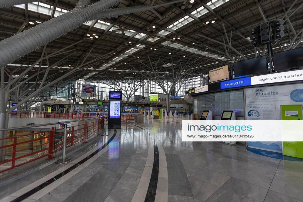 Stuttgart themed images Stuttgart airport in times of corona pandemic, 19 01 2021, themed images Stuttgart airport in times of corona pandemic, empty Stuttgart airport, 19 01 2021,