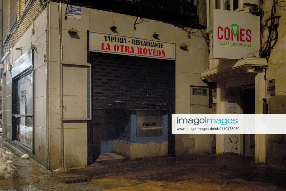 A closed restaurant in Toledo, Castilla-La Mancha (Spain), on January 19, 2021. At midnight today, the new measures of the regional government to combat the coronavirus came into force in Castilla-La Mancha. The most relevant restrictions include the advance of the curfew to 22.00, the closure of all municipalities and the closure of hotels, shopping centres and leisure places in general. 19 JANUARY 2021 Mario Trivino LagenciaEP 01 19 2021 Toledo (Castilla-La Mancha ) Toledo (Castilla-La Mancha ) Spain