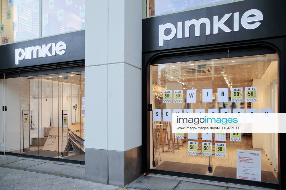 Berlin, Germany Lockdown due to Corona Pandemic in Germany photo pimkie store with notice We are closing at Kurfuerstendamm