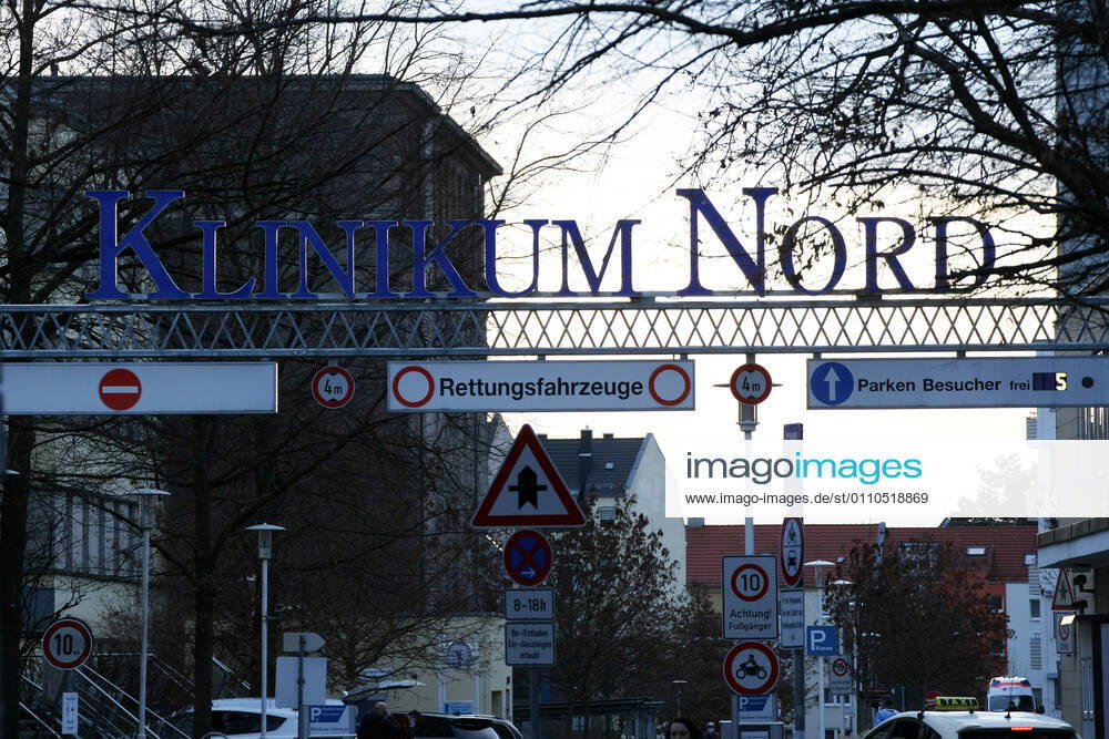 Klinikum Nord Nurnberg during the Hard Lockdown of the Covid 19 Coronavirus Pandemie in Nurnberg Nuremberg , Bayern , Deutschland . January 20 , 2021.