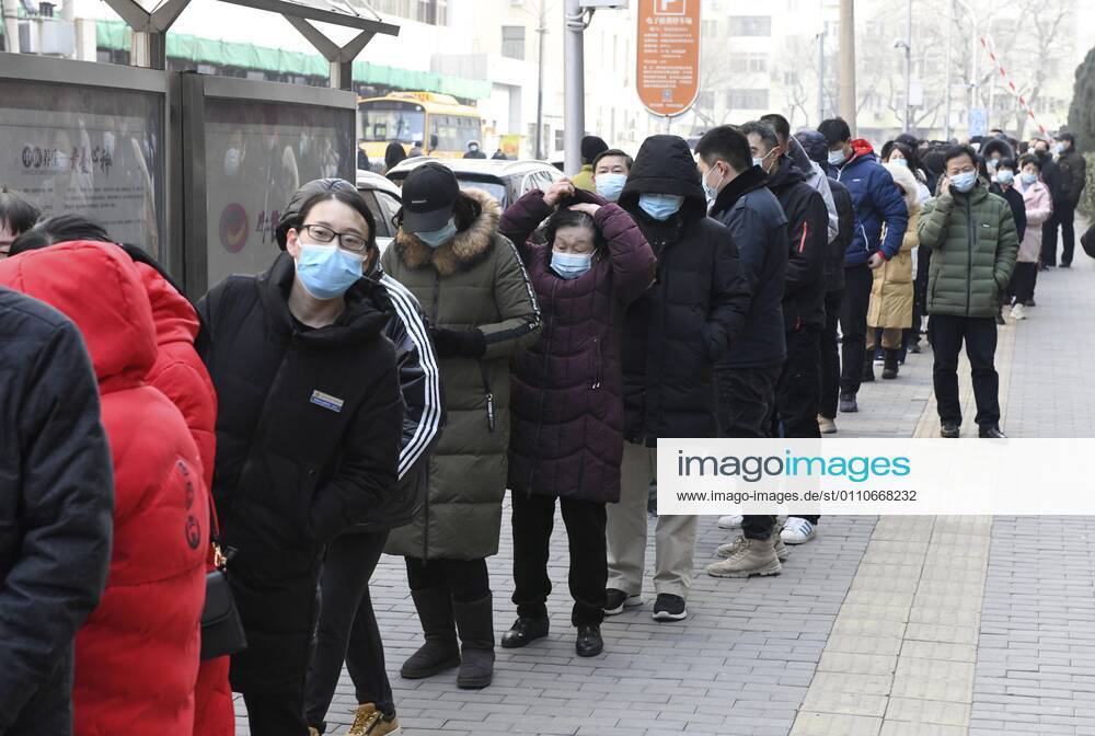 PCR tests in Beijing People wait in line to take PCR tests in Beijing s Xicheng district on Jan. 22, 2021, amid renewed concerns over the spread of the novel coronavirus.