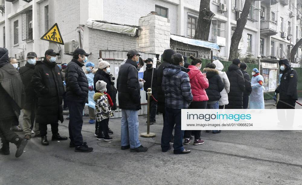 PCR tests in Beijing People wait in line to take PCR tests in Beijing s Xicheng district on Jan. 22, 2021, amid renewed concerns over the spread of the novel coronavirus.