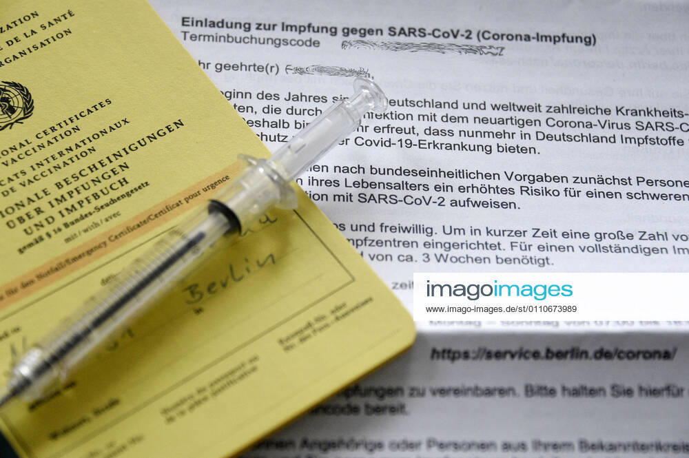 Invitation to vaccination against SARS CoV 2 Theme image, symbol image Foto:xN.xKubelkax xFuturexImage
