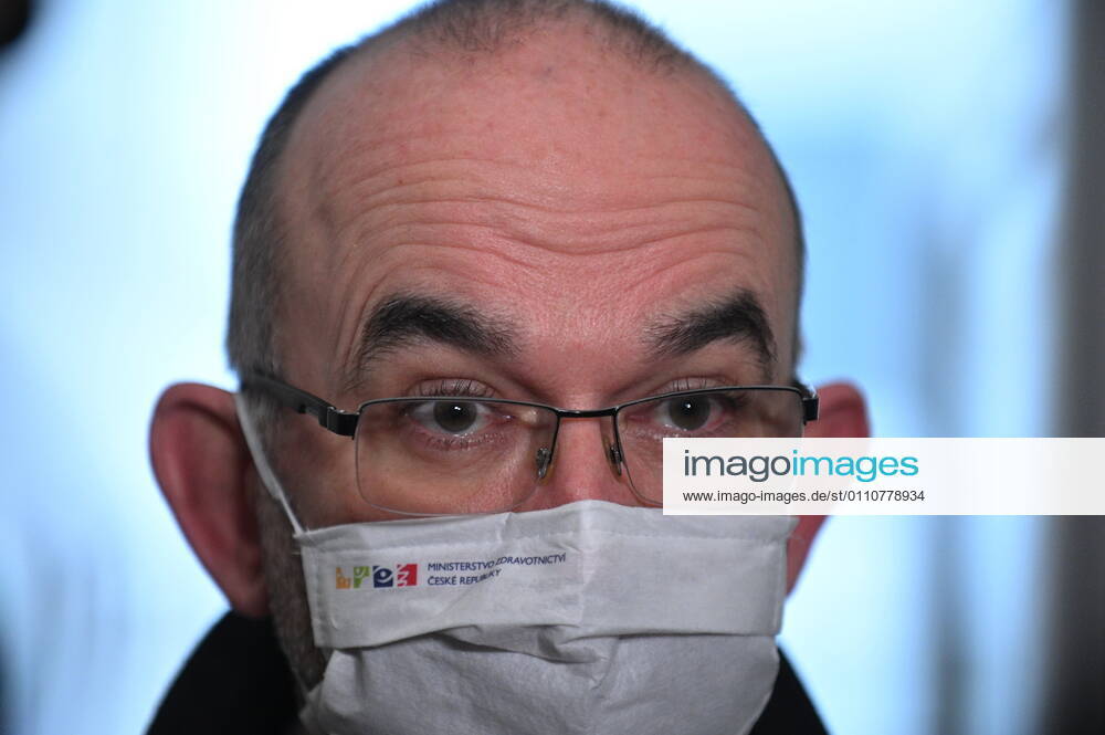 Czech Minister for Health Jan Blatny speaks to journalists after his second vaccination against COVID-19, at the University Hospital Brno, Czech Republic, on January 23, 2021. (CTKxPhoto IgorxZehl) CTKPhotoP202101230263001 zeh