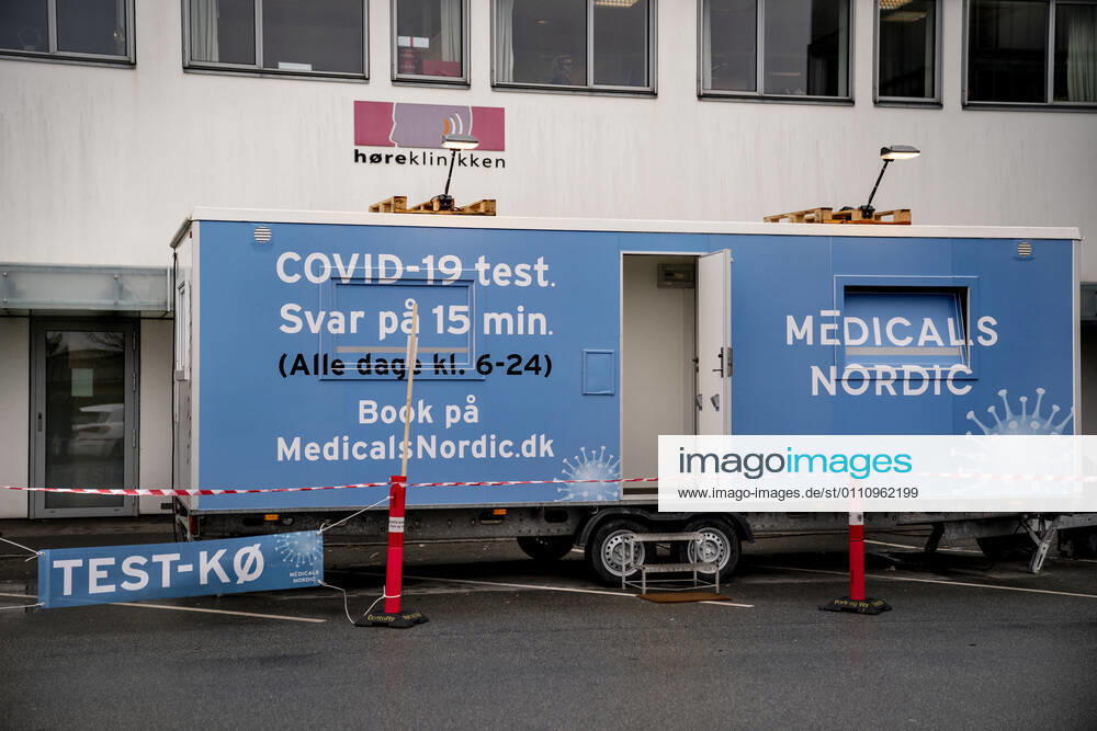 Medicals Nordic test center at Kongevejscentret in Hoersholm, Monday 25 January 2021 Medicals Nordic, which is responsible for testing at some of SOS Internationals centers, states in a press release that the company immediately stops using WhatsApp when communicating internally about positive test results, Copenhagen Denmark
