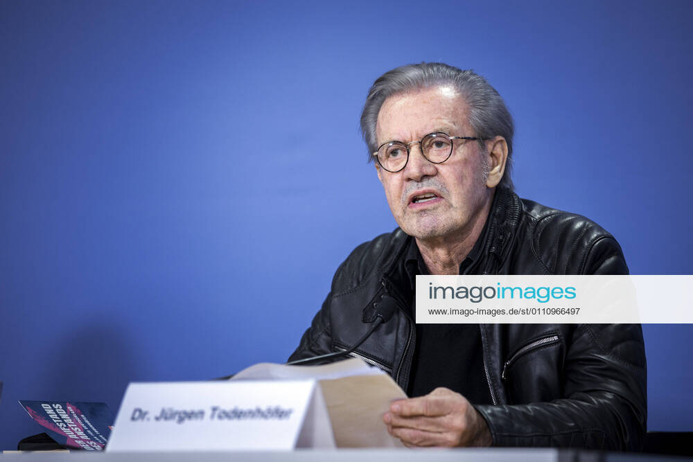 Juergen Todenhoefer recorded during a press conference to present the party program of the newly founded party Team Todenhoefer in Berlin, 25 01 2021 Berlin Germany