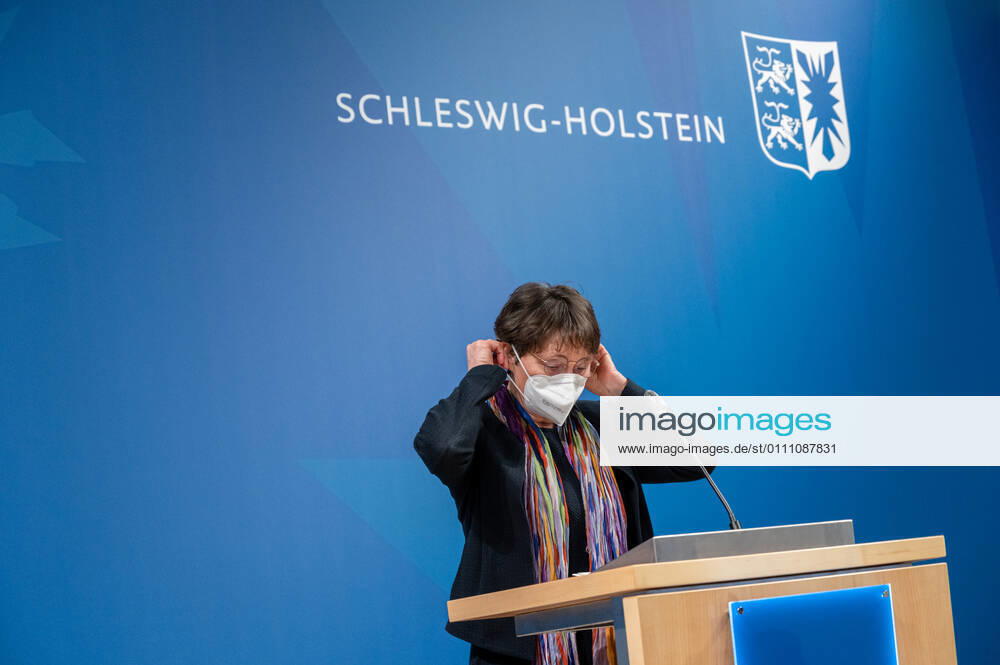 KIEL Press conference in the federal state house The federal state government agreed on a perspective plan for the gradual opening because of the Corona Pande
