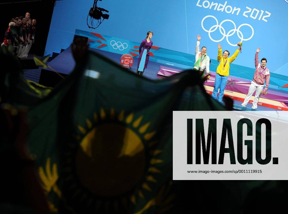 LONDON, Aug. 3, 2012 - Svetlana Podobedova of Kazakhstan competes during the women s 75kg weightlifting event at London 2012 Olympic Games, London, Britain, Aug. 3, 2012. Svetlana Podobedova claimed the goldmedal of the event and set a new Olympic Record of clean and jerk of this event with a weight of 161kg.