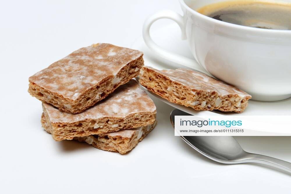 Basler Leckerli, Basler Leckerli with cup of coffee, Lackerli, Läckerli, Pfefferkuchen