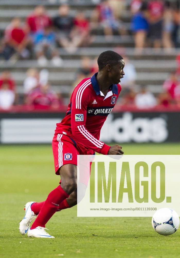 Aug. 5, 2012 - Bridgeview, Illinois, U.S - Chicago Fire defender JALIL ANIBABA, seen here during an MLS Fussball Herren USA match against Toronto FC at Toyota Park. MLS Fussball Herren USA 2012: Fire Defeats Toronto FC 2-1 - ZUMAt10