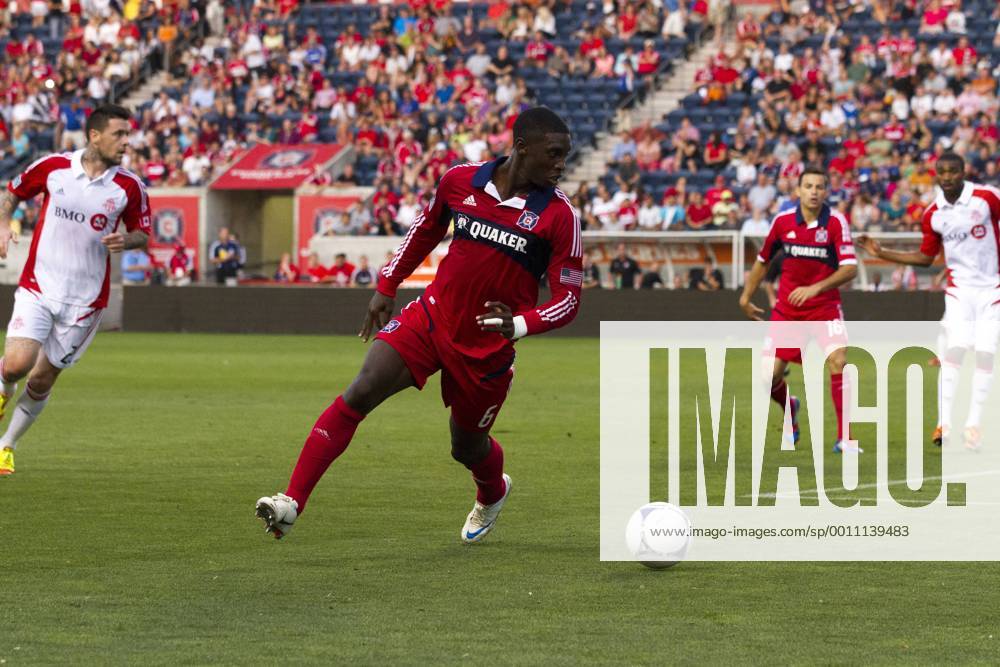 Aug. 4, 2012 - Bridgeview, Illinois, U.S - Chicago Fire defender JALIL ANIBABA, seen here during an MLS Fussball Herren USA match against Toronto FC at Toyota Park. MLS Fussball Herren USA 2012: Fire Defeats Toronto FC 2-1 - ZUMAt10