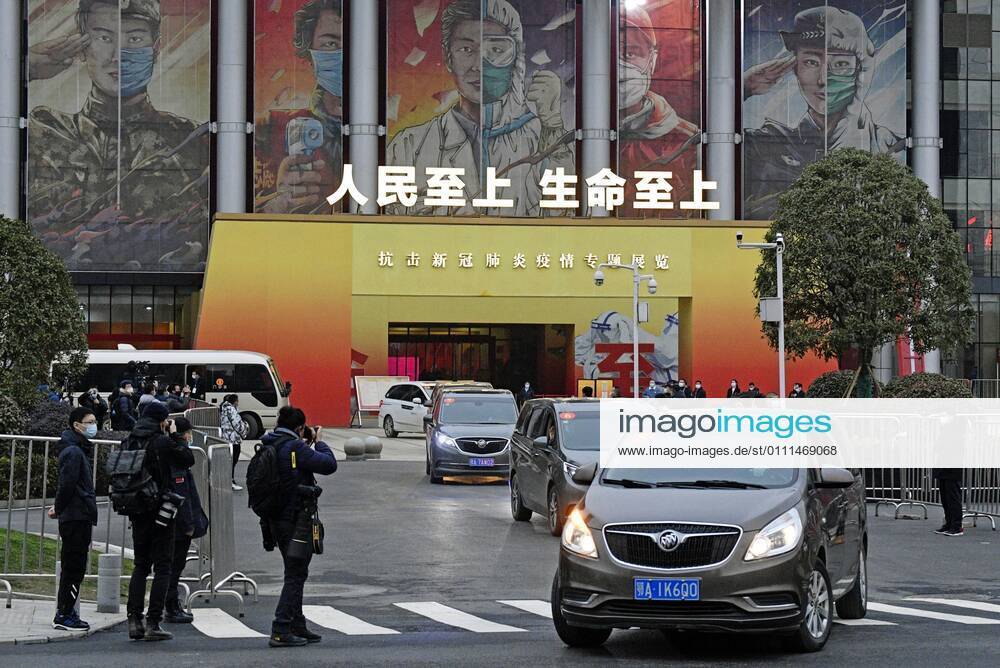 WHO probe into coronavirus origins in Wuhan A motorcade carrying members of the World Health Organization s team investigating the origins of the coronavirus pandemic leaves the venue of an exhibition about China s fight against the virus on Jan. 30, 2021, in Wuhan.
