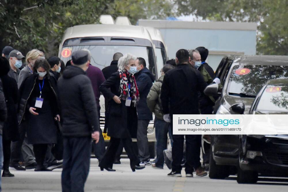 WHO probe into coronavirus origins in Wuhan Members of the World Health Organization s team investigating the origins of the coronavirus pandemic are pictured after visiting Wuhan Jinyintan Hospital in Wuhan, China, on Jan. 30, 2021.
