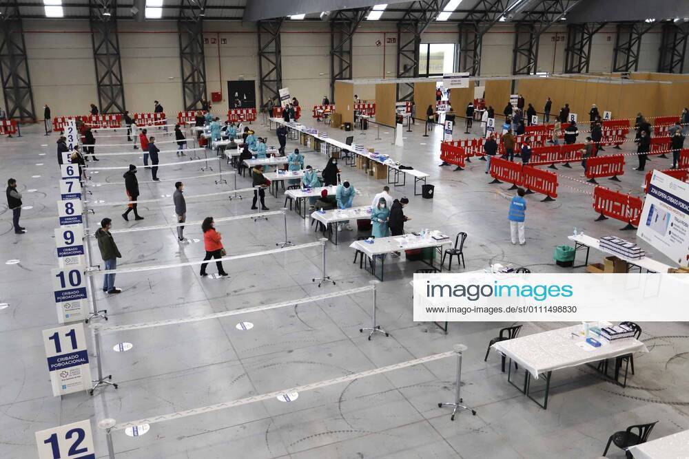Mass screening device at the Instituto Ferial de Vigo, in Vigo, Galicia (Spain), on 30 January 2021. As reported by the Xunta de Galicia, a total of 22,000 people have been invited to participate in this new mass population screening with antigen test at the Instituto Ferial de Vigo. This device began this Friday afternoon and will remain until next Wednesday. 30 JANUARY 2021;VIGO;MASS SCREENING;SCREENING;CORONAVIRUS;ANTIGENS;EPIDEMIC;PANDEMIC;GALICIA;PONTEVEDRA Marta Vazquez Rodriguez LagenciaEP 01 30 2021 VIGO, GALICIA VIGO, GALICIA Spain