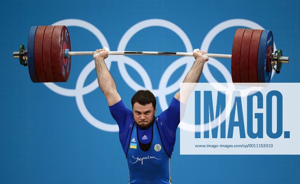 LONDON, Aug. 6, 2012 -- Oleksiy Torokhtiy of Ukraine competes during men s weightlifting 105kg final contest, at London 2012 Olympic Games in London, Britain, on August 6, 2012. Oleksiy Torokhtiy of Ukraine won goldmedal. (Xinhua Tao Xiyi) (nxl) (OLY2012)BRITAIN-LONDON-WEIGHTLIFTING-MEN S 105KG