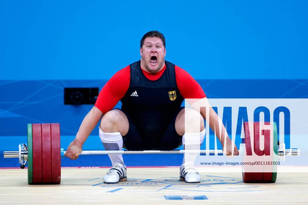 OLYMPIA - Olympische Spiele 2012 LONDON,ENGLAND,07.AUG.12 - DIVERS, OLYMPIA, KRAFTSPORT, GEWICHTHEBEN - Olympische Sommerspiele in London 2012, über 105kg, Herren. Bild zeigt Matthias Steiner (GER).