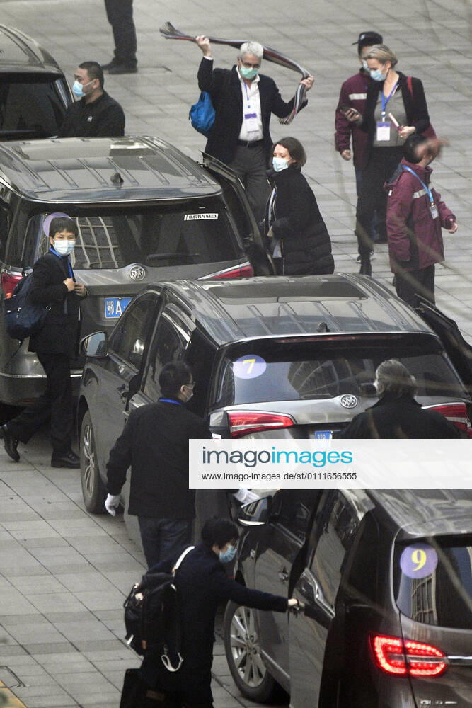 WHO probe into coronavirus origins in Wuhan Members of the World Health Organization s team investigating the origins of the coronavirus pandemic arrive at an infectious disease prevention center in Wuhan, China, on Feb. 1, 2021.