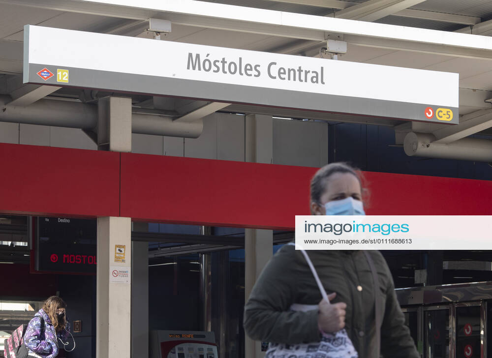 A woman waits to catch a train at Mostoles Central station on the same day that new restrictions come into force in the municipality by Covid-19, in Mostoles, Madrid, (Spain), on February 1, 2021. As of today in Madrid, 19 more Basic Health Zones (ZBS) are extended to those with restrictions, from which you can not enter or leave without good cause such as work or studies. These 19 are in addition to those already restricted previously, which is why at this moment there are a total of 71 basic health zones (ZBS) and 30 localities with restrictions in the region. 01 FEBRUARY 2021;MOSTOLES;RESTRICTIONS;COVID;CORONAVIRUS Eduardo Parra LagenciaEP 02 01 2021 Mostoles, (Madrid) Mostoles, (Madrid) Spain