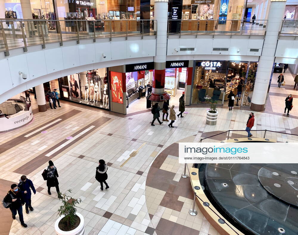 Shopping centres are open again Shopping centres are open again while maintaining the sanitary regime on February 02, 2021 in Warsaw, Poland as the restrictions caused by Covid-19 loosen. EN_01462887_0012