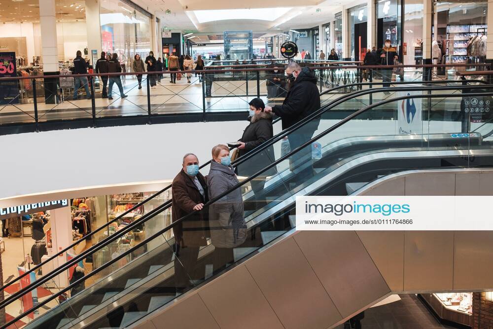 Shopping centres are open again Shopping centres are open again while maintaining the sanitary regime on February 02, 2021 in Wroclaw, Poland as the restrictions caused by Covid-19 loosen. EN_01462912_0027