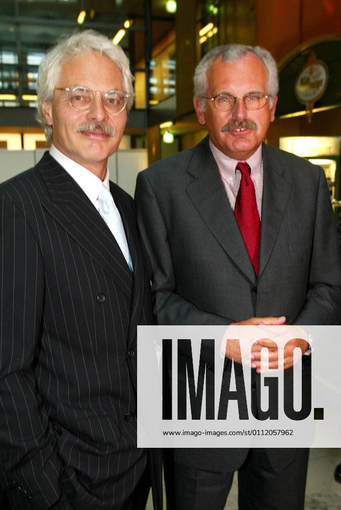Deppendorf Photo IMAGO Herrmann Topic Farewell to Ulrich Deppendorf Head of the ARD Capital Bureau in Berlin WITH his successor Thomas Roth l