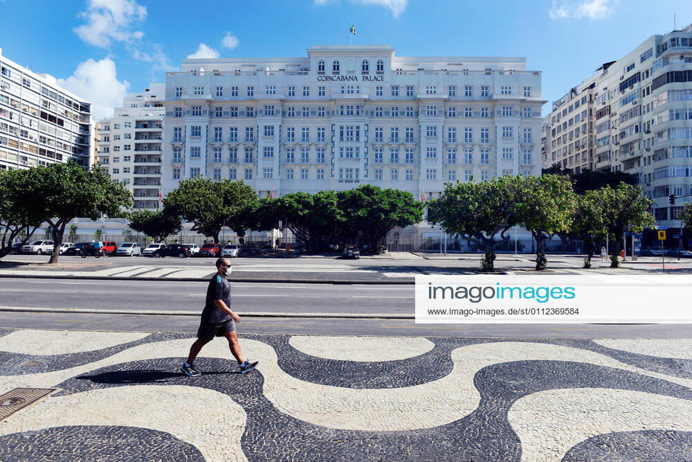 Brazil under COVID-19 RIO DE JANEIRO, BRAZIL, APR 20: COVID 19 - Copacabana Palace Hotel in Copacabana Beach closed for the first time in 100 years due to the lockdown caused by the coronavirus pandemic on April 20, 2020. ( Photo by Chico Ferreira Penta Press ) Rio de Janeiro Brazil 5952_228649