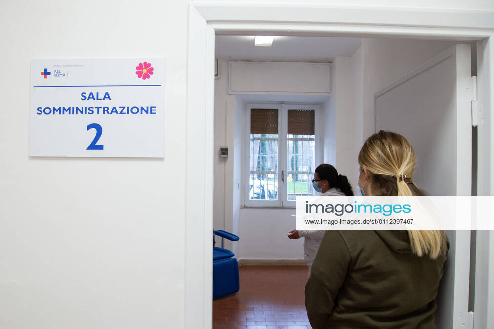 Italy: First COVID-19 vaccination for people over 80 in Rome Room for vaccination Rome Italy