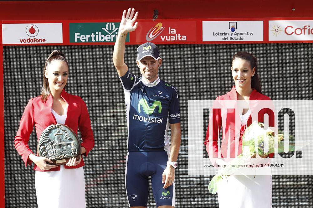 Alejandro Valverde celebrates the victory in the stage of La Vuelta 2012 between Faustino V and Eibar (Arrate).August 20,2012. (20261549)
