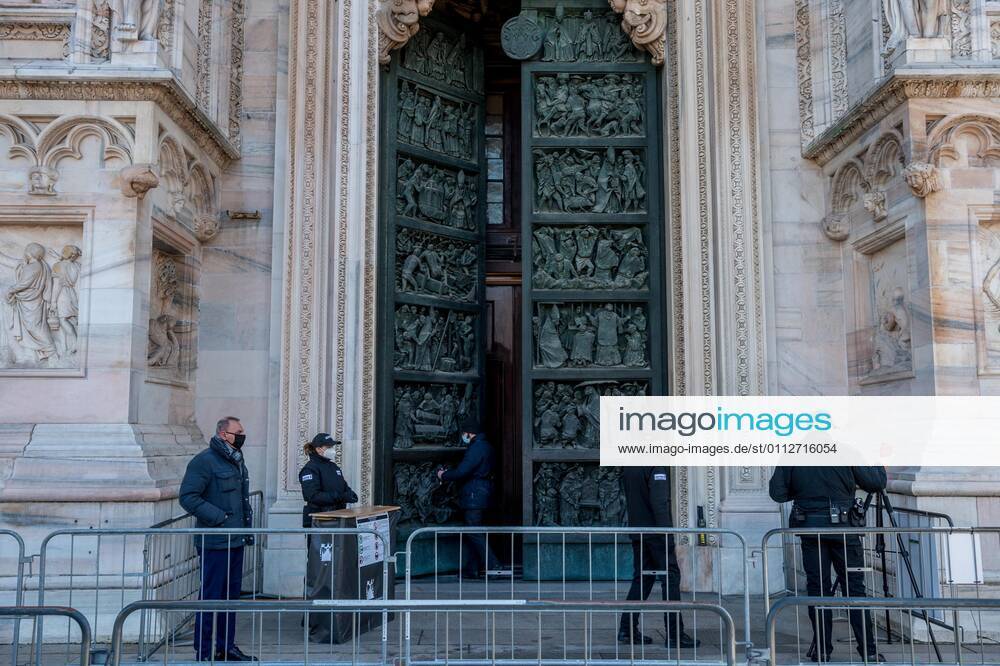 Milan. Milan Cathedral reopening for visits to tourists Editorial Usage Only