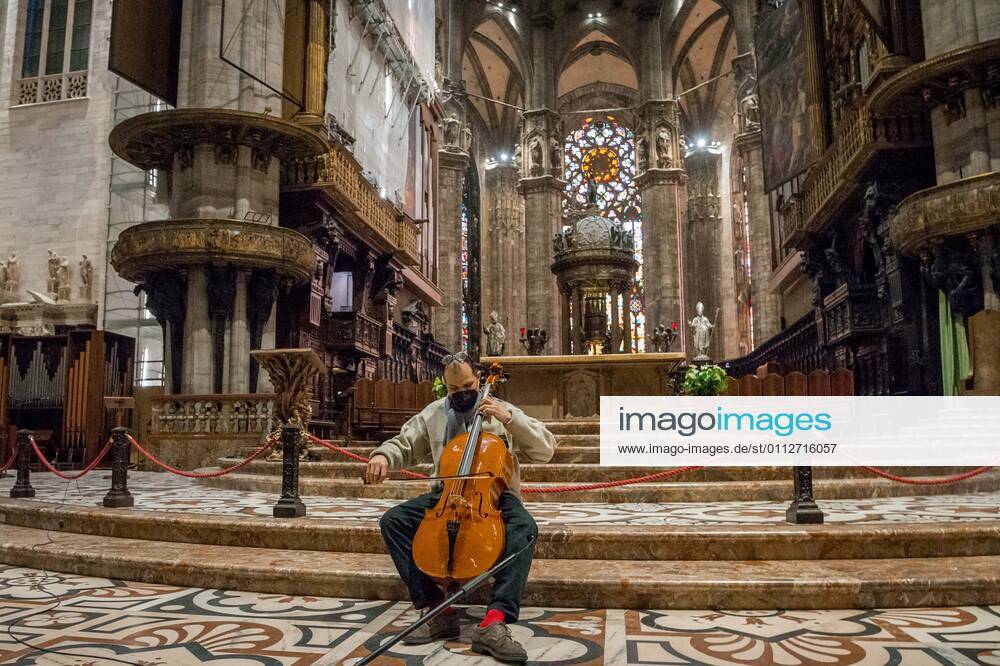Milan. Milan Cathedral reopening for visits to tourists Editorial Usage Only