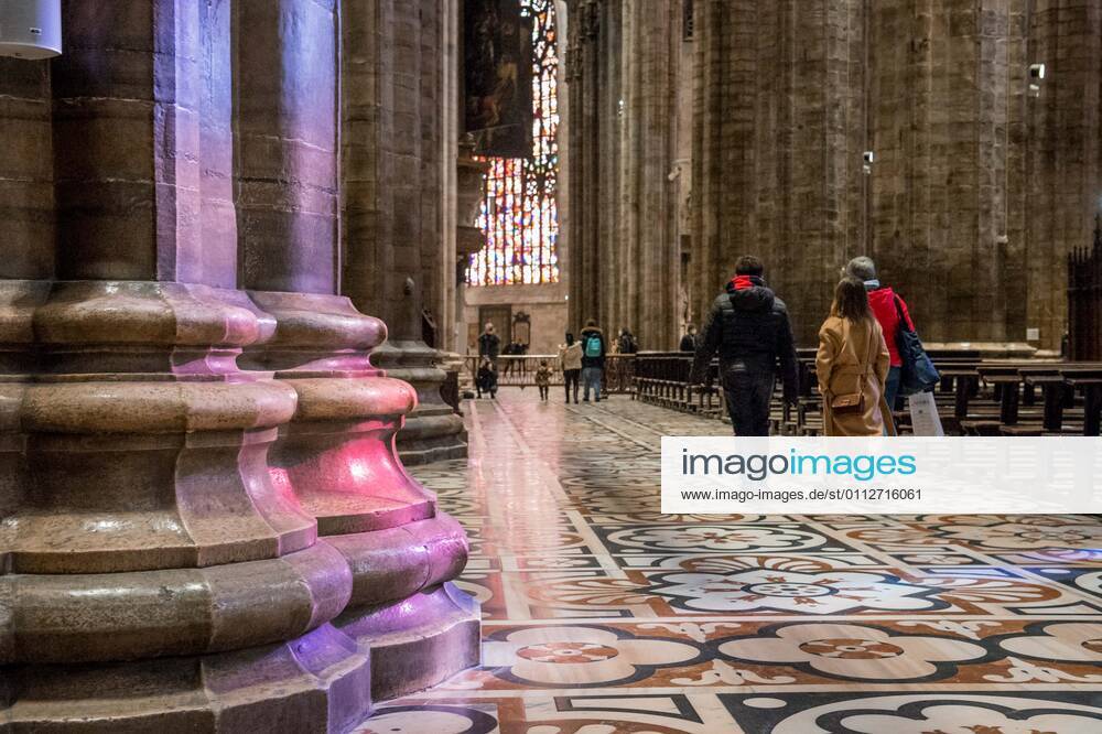 Milan. Milan Cathedral reopening for visits to tourists Editorial Usage Only