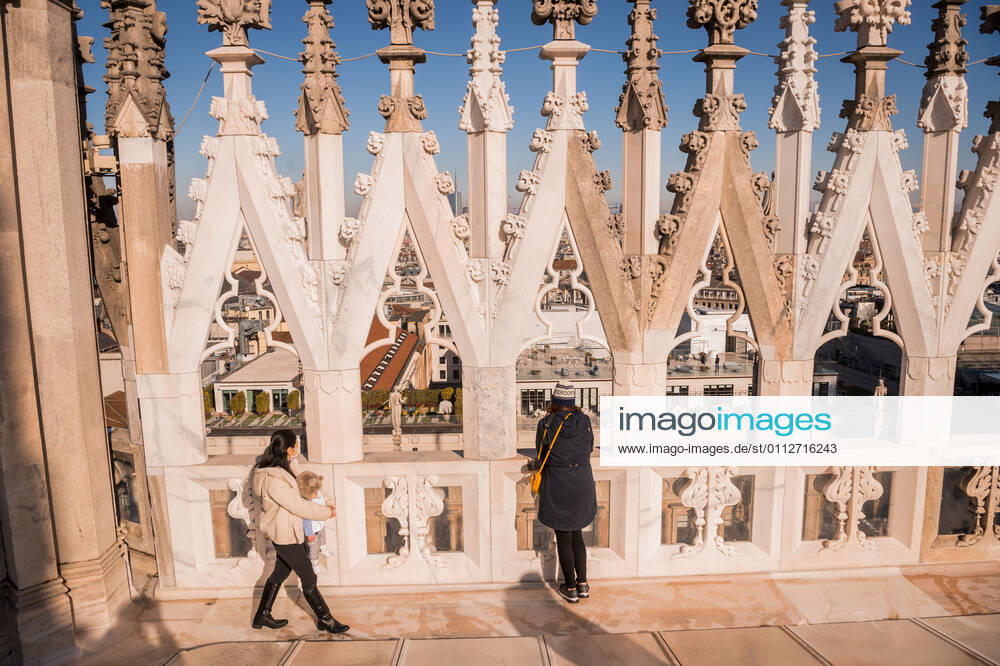 Milan. Milan Cathedral reopening for visits to tourists Editorial Usage Only
