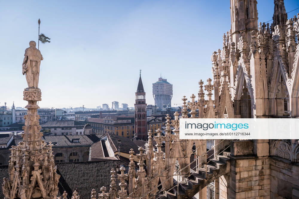 Milan. Milan Cathedral reopening for visits to tourists Editorial Usage Only