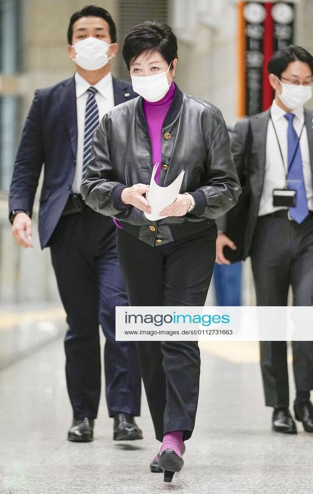 Tokyo Gov. Koike Tokyo Gov. Yuriko Koike (C) is set to meet the press at the metropolitan government headquarters building in Tokyo on Feb. 11, 2021, following Tokyo Olympic organizing committee chief Yoshiro Mori s decision to step down from the post over his recent remarks slammed as sexist.