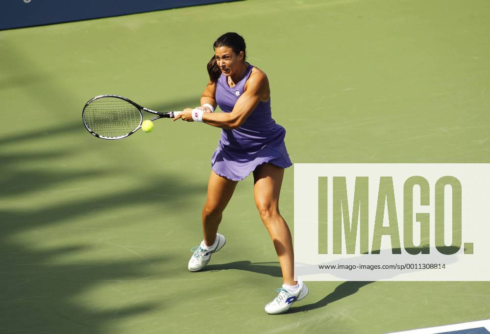 Marion Bartoli (FRA) during Womens First Round match at the US Open in the Grandstand at the Billie Jean King Tennis Center in Flushing, New York. TENNIS: AUG 27 US Open Icon33012082726561