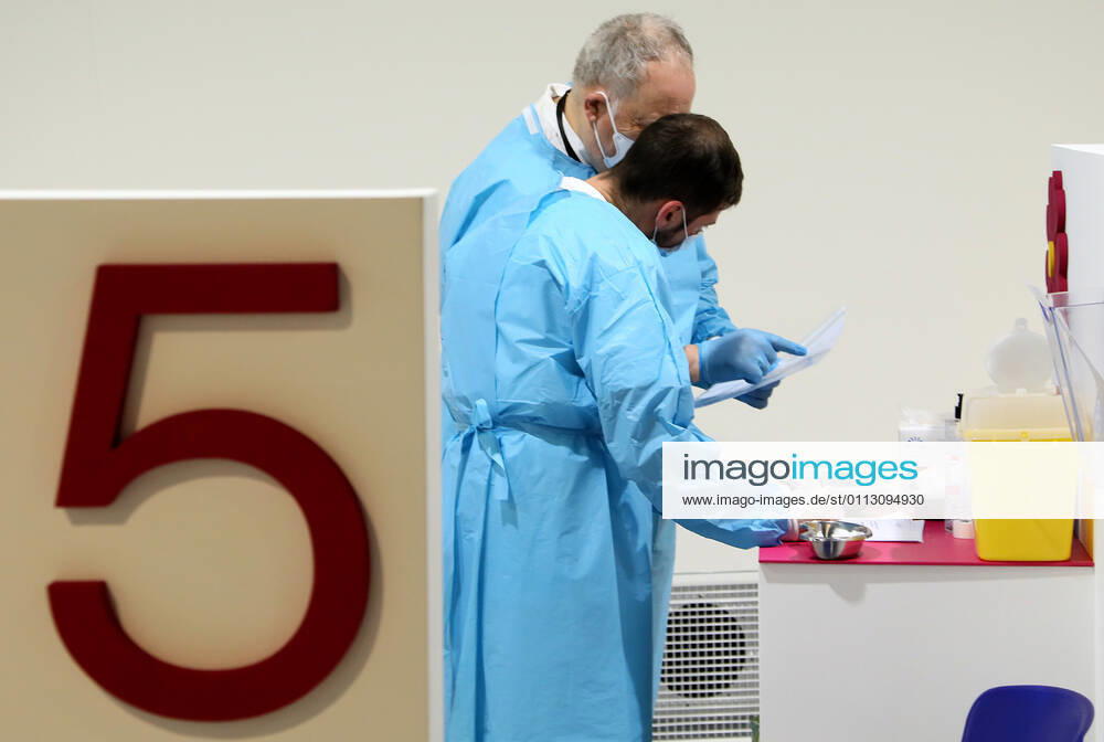 Rome, Inauguration of the new Covid 19 vaccination center at the Auditorium Parco della Musica in Rome. Pictured: