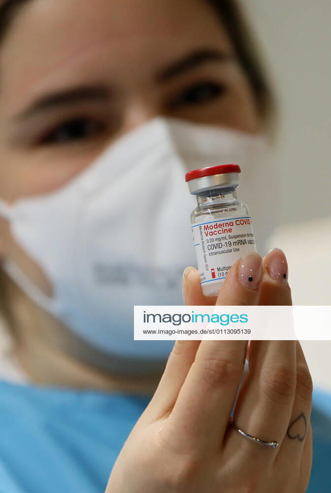 Rome, Inauguration of the new Covid 19 vaccination center at the Auditorium Parco della Musica in Rome. Pictured: