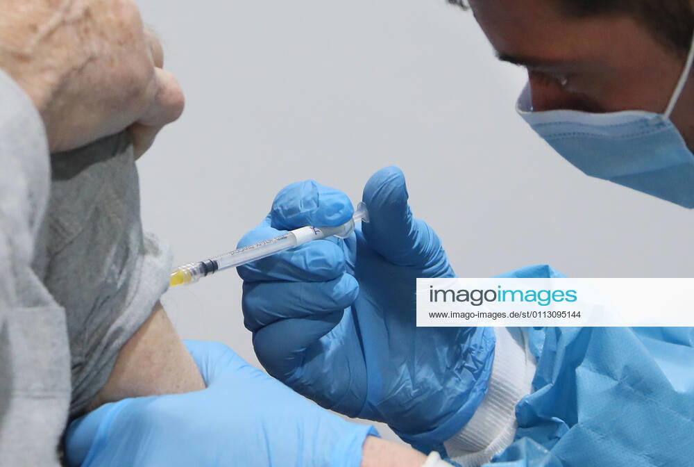 Rome, Inauguration of the new Covid 19 vaccination center at the Auditorium Parco della Musica in Rome. Pictured:
