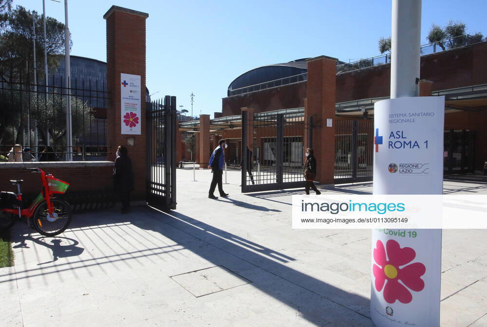 Rome, Inauguration of the new Covid 19 vaccination center at the Auditorium Parco della Musica in Rome. Pictured: