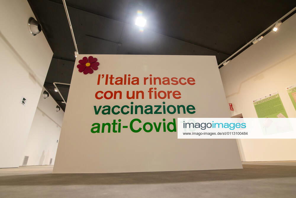 Italy: New area for anti-Covid vaccination in Rome View of the interior of the new area dedicated to vaccinations in the Ennio Morricone Auditorium in Rome Rome Italy