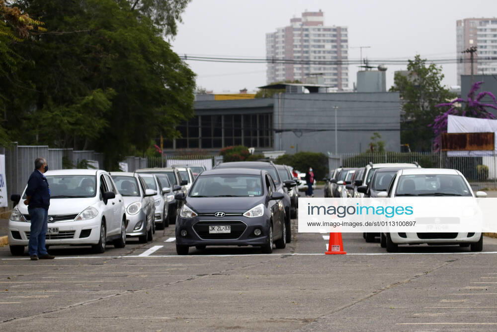 Authorities inaugurate a new vaccination point in the parking lot of the National Stadium Javier Salvo Aton Chile, Santiago Chile Aton Chile 489129