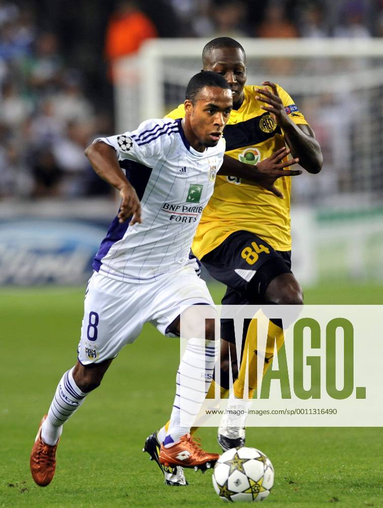 Anderlecht , Belgium August , 28 2012 Champions League Play off round 2nd leg RSC Anderlecht AEL Limassol FC Denis Odoi Chris Dickson