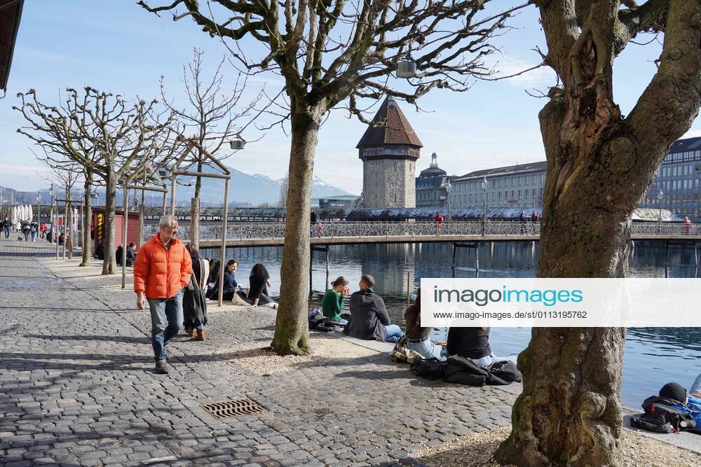 Photo Manuel Geisser 16 02 2021 Spring awakening Lucerne enjoys the sun