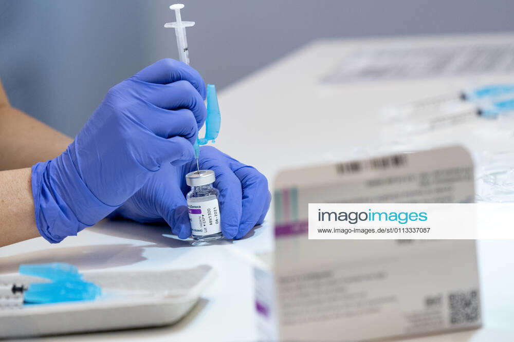 MALMO 2021 02 17 Syringes are loaded with the AstraZeneca Covid 19 Vaccine at the Skane University Hospital vaccination centre in Malmo, Sweden, February 17, 2021 MALMO SWEDEN