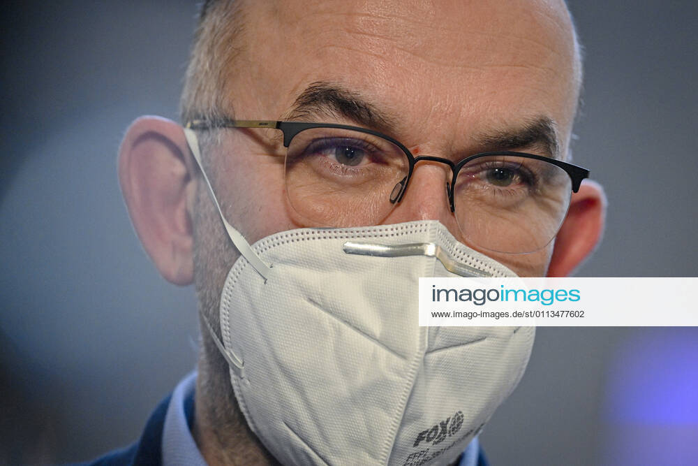Czech Health Minister Jan Blatny, wearing face mask to prevent the spread of the coronavirus, speaks to journalists during the press conference after the government meeting in Prague, Czech Republic, February 19, 2021. The Czech Health Ministry will order the wearing of respirators, nano masks or two surgical face masks in shops, public transport and other public places with a high concentration of people on Monday, February 22. Various home-made textile masks cannot be considered a significant protection anymore. (CTKxPhoto VitxSimanek) CTKPhotoP202102190424701 VIS 007