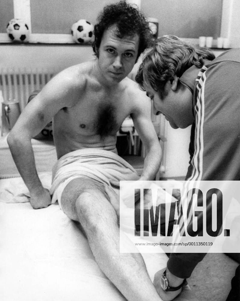 Franz Beckenbauer (FC Bayern München) verletzt