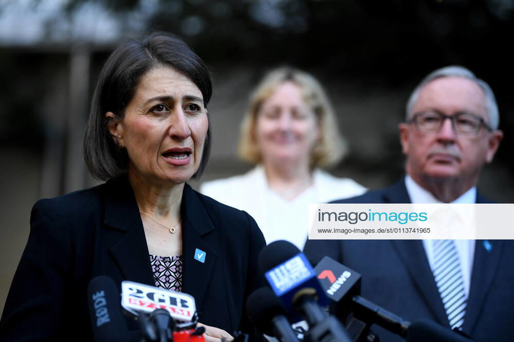 NSW COVID19 VACCINE ROLLOUT, NSW Premier Gladys Berejiklian speaks to media following the start of the COVID-19 vaccination program at Royal Prince Alfred Hospital in Sydney, Monday, February 22, 2021. ( NO ARCHIVING, , NO USE IN BOOKS WITHOUT CONSENT SYDNEY NSW AUSTRALIA