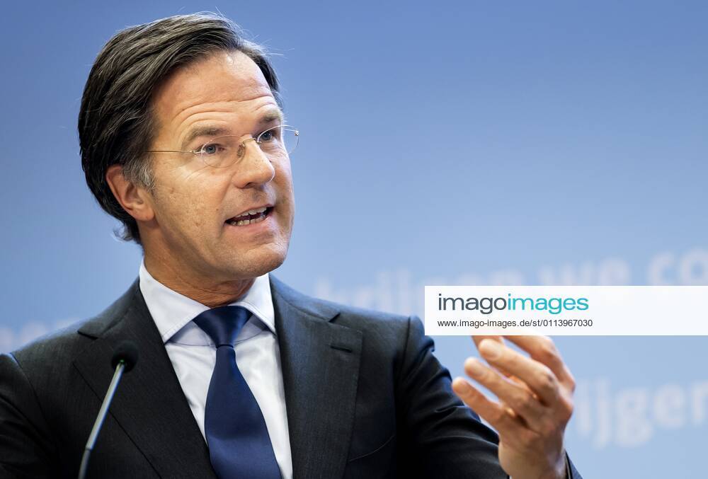 DEN HAAG Prime Minister Mark Rutte during a press conference on the coronation measures The curfew is being extended because the cabinet believes it needs the measure to create room for other relaxations ANP SEM VAN DER WAL