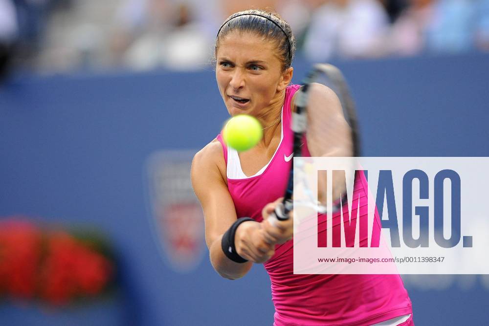 Sara Errani (ITA) TENNIS : US Open - jour 12 - 07 09 2012 VirginieBouyer Tennismag Panoramic